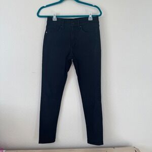 Express‎ Skinny Mid Rise Black Jeans Womens Size 4R